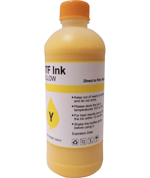 DTF INK YELLOW 0,5L - Premium DTF Refill